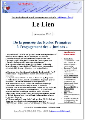 Le Lien (Novembre)